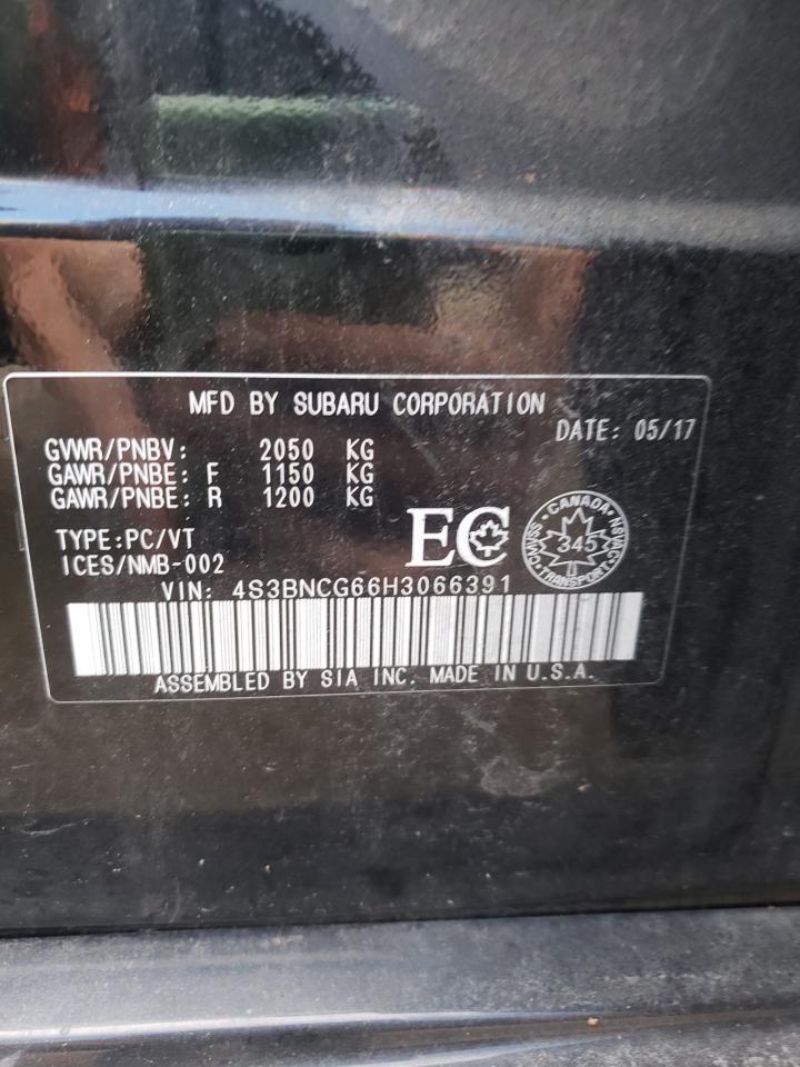 2017 SUBARU LEGACY 2.5 - 4S3BNCG66H3066391