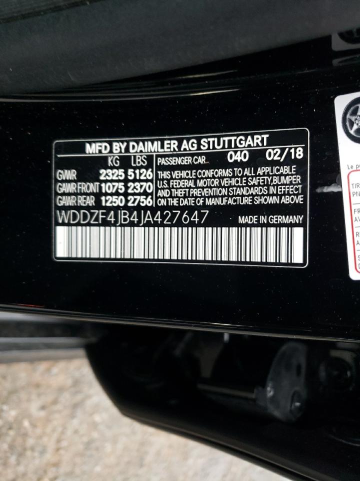 2018 MERCEDES-BENZ E 300 - WDDZF4JB4JA427647