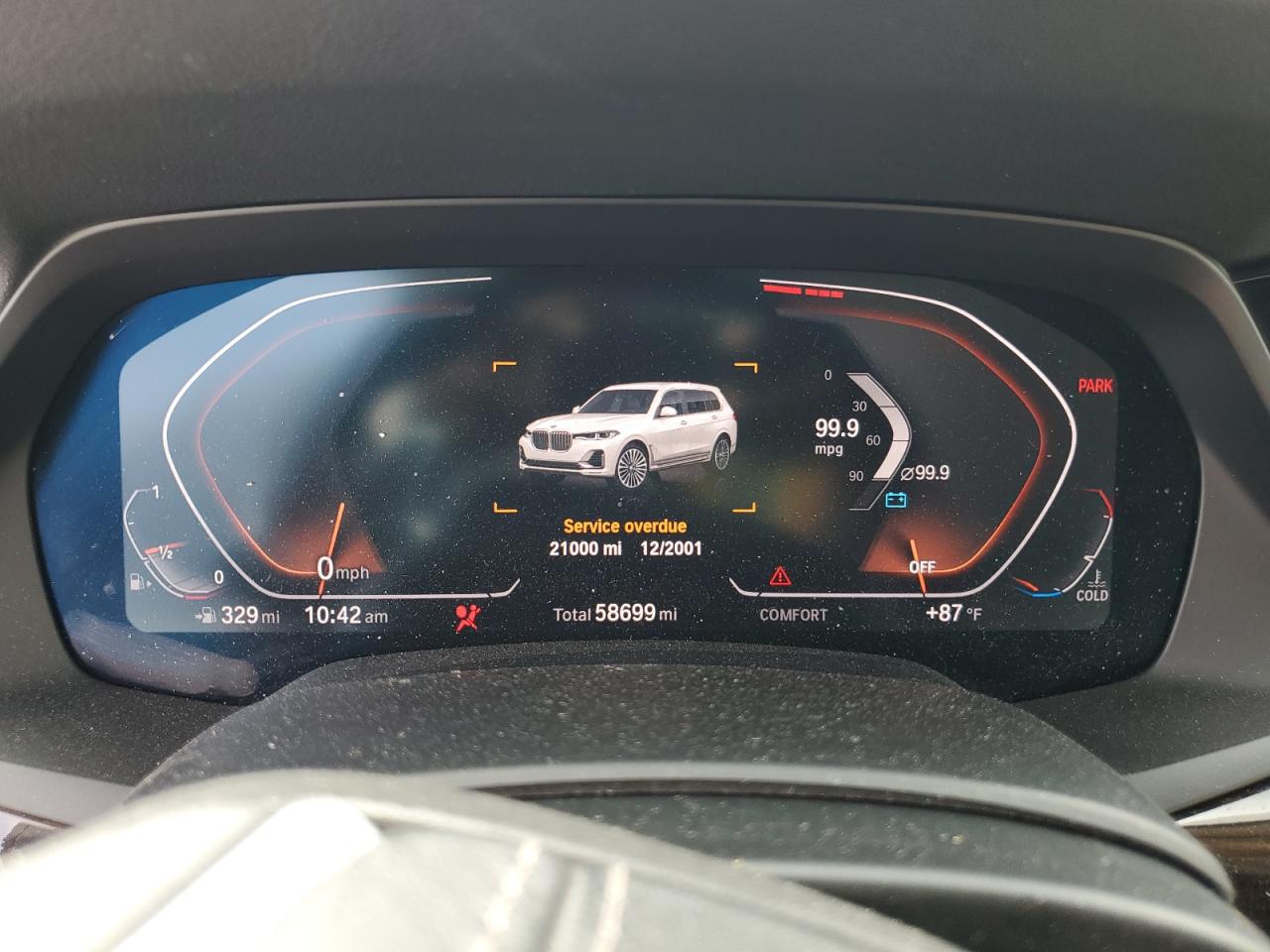 2020 BMW X7 XDRIVE4 - 5UXCW2C0XL9A00575