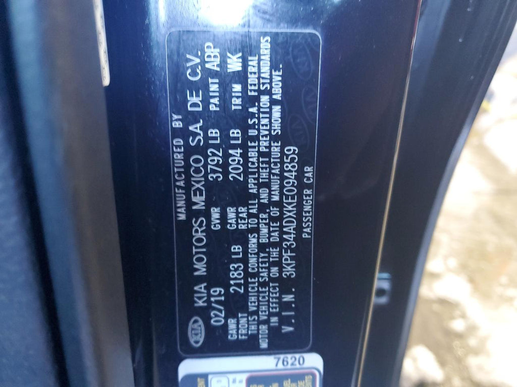2019 KIA FORTE GT L - 3KPF34ADXKE094859