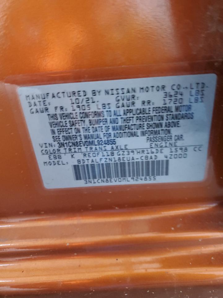 2021 NISSAN VERSA SV - 3N1CN8EV0ML924855