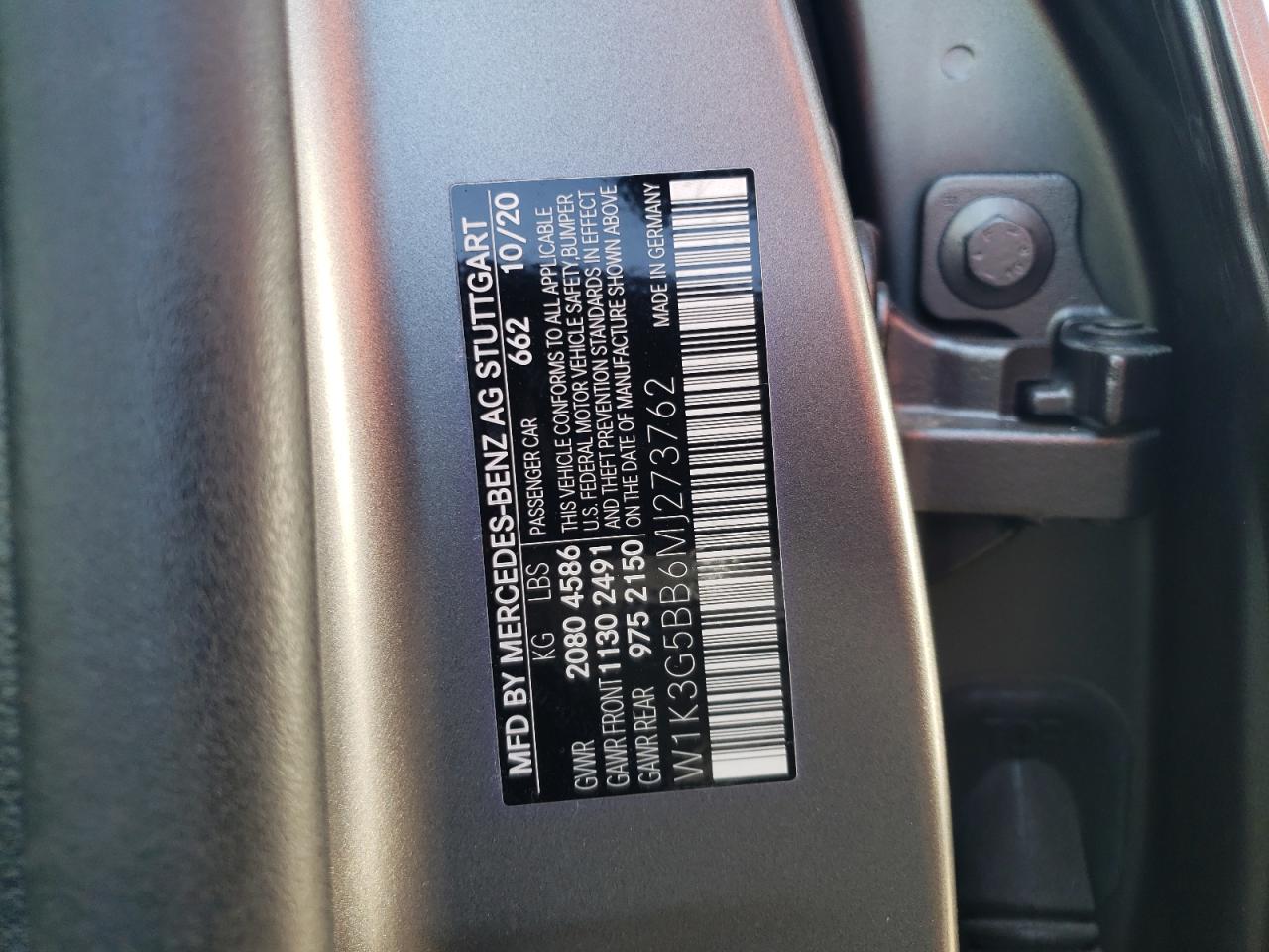 2021 MERCEDES-BENZ A 35 AMG - W1K3G5BB6MJ273762