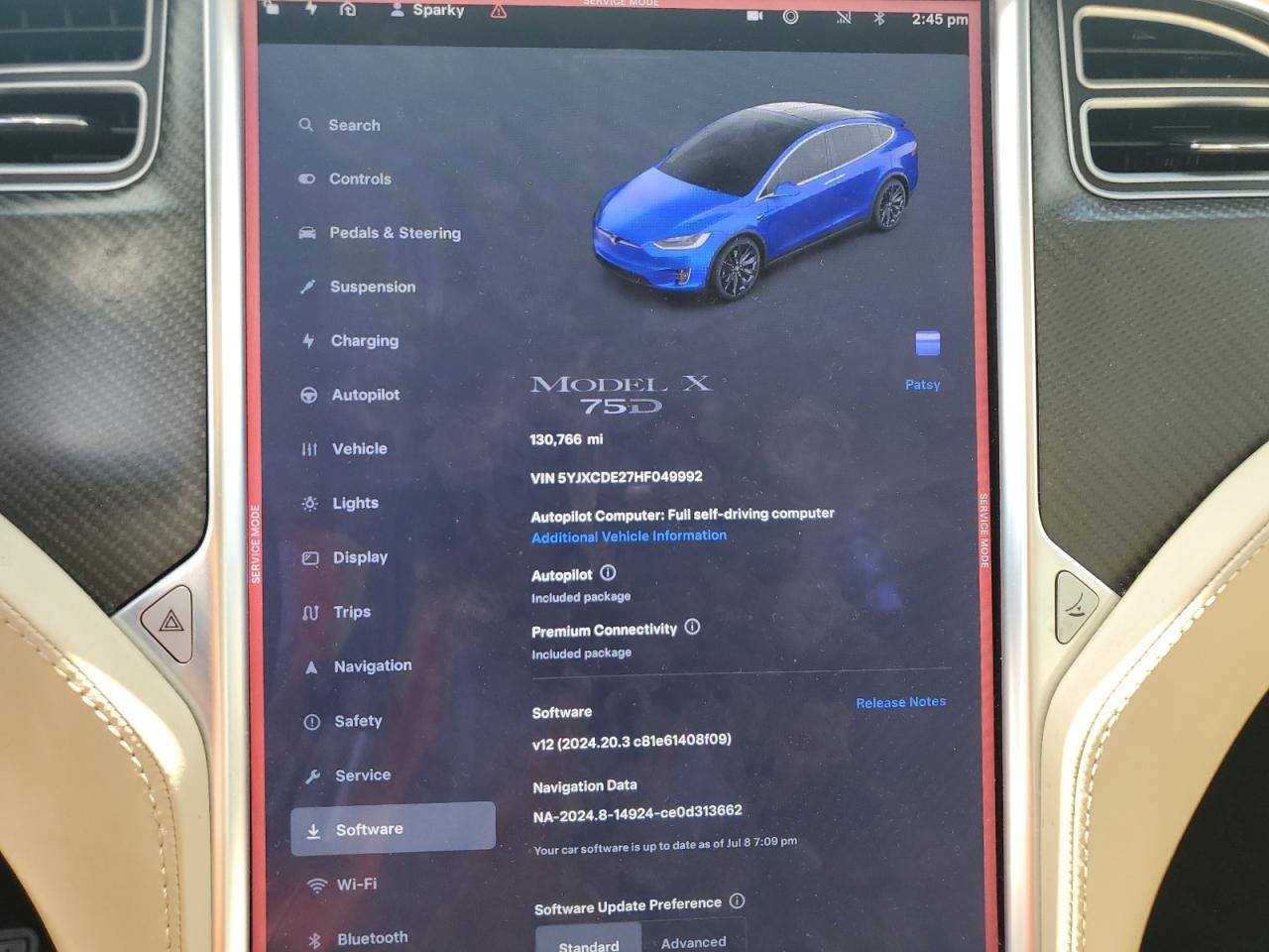 2017 TESLA MODEL X - 5YJXCDE27HF049992