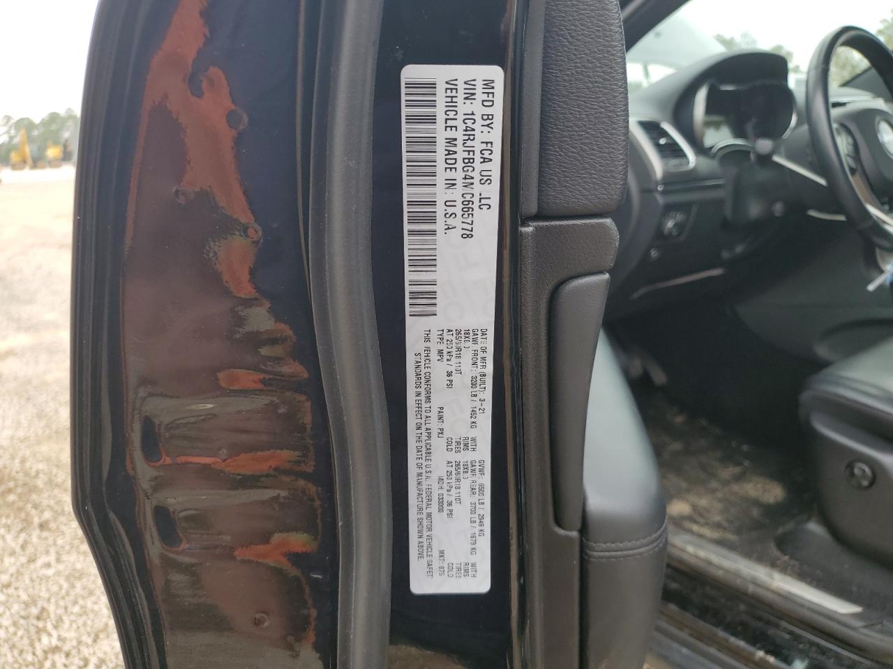 2021 JEEP GRAND CHER - 1C4RJFBG4MC665778