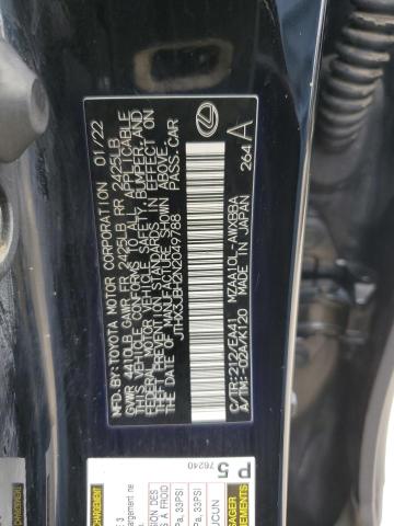 2022 Lexus UX 200 - JTHX3JBH2N2049788