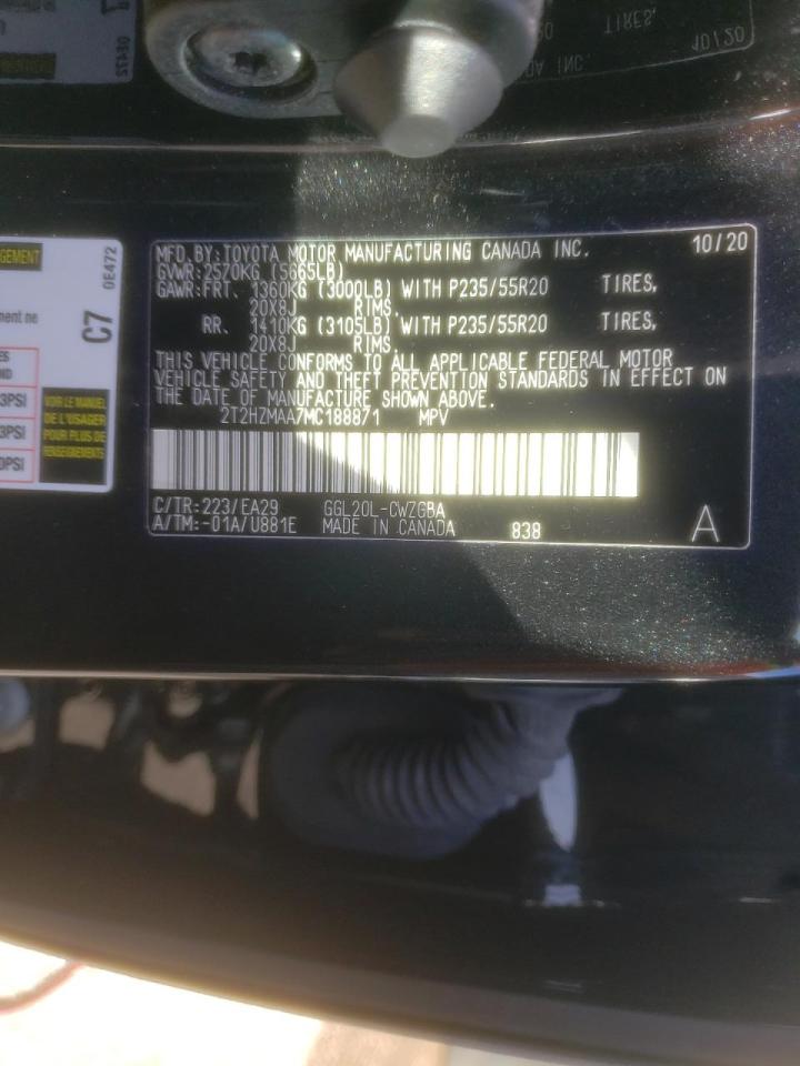 2021 LEXUS RX 350 - 2T2HZMAA7MC188871