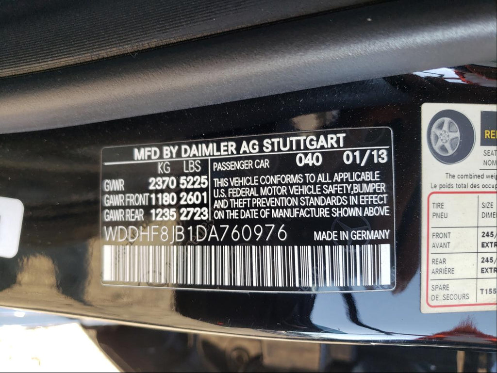 2013 MERCEDES-BENZ E 350 4MAT - WDDHF8JB1DA760976