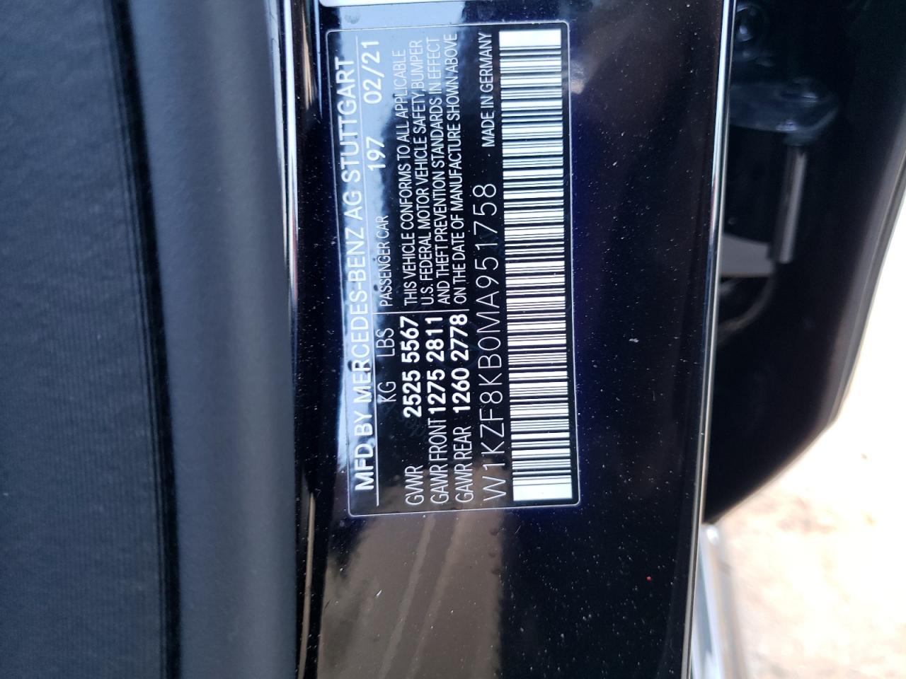 2021 MERCEDES-BENZ E 63 AMG-S - W1KZF8KB0MA951758