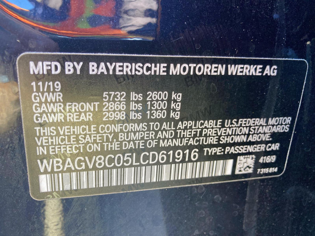 2020 BMW M850XI - WBAGV8C05LCD61916