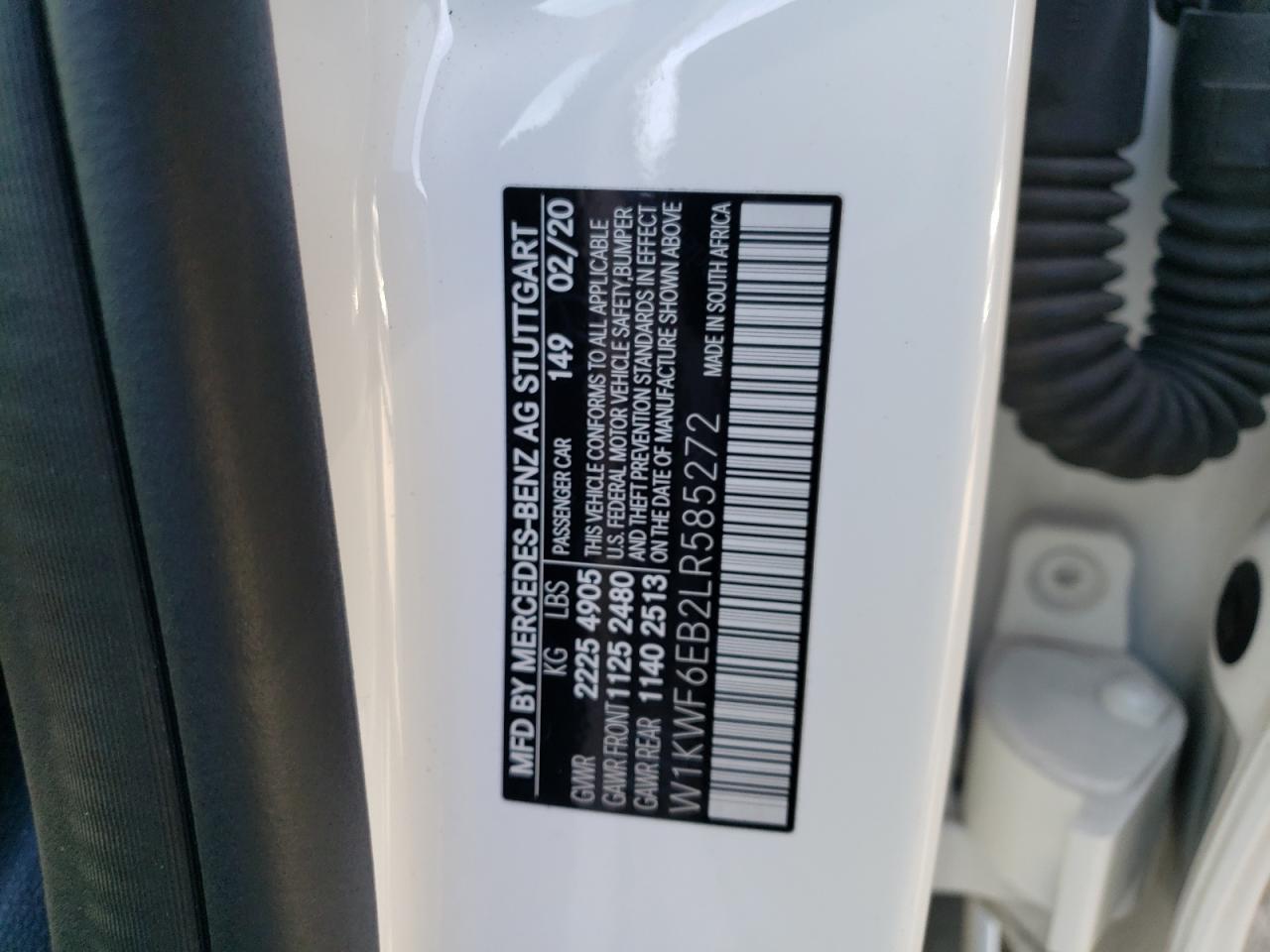 2020 MERCEDES-BENZ C 43 AMG - W1KWF6EB2LR585272