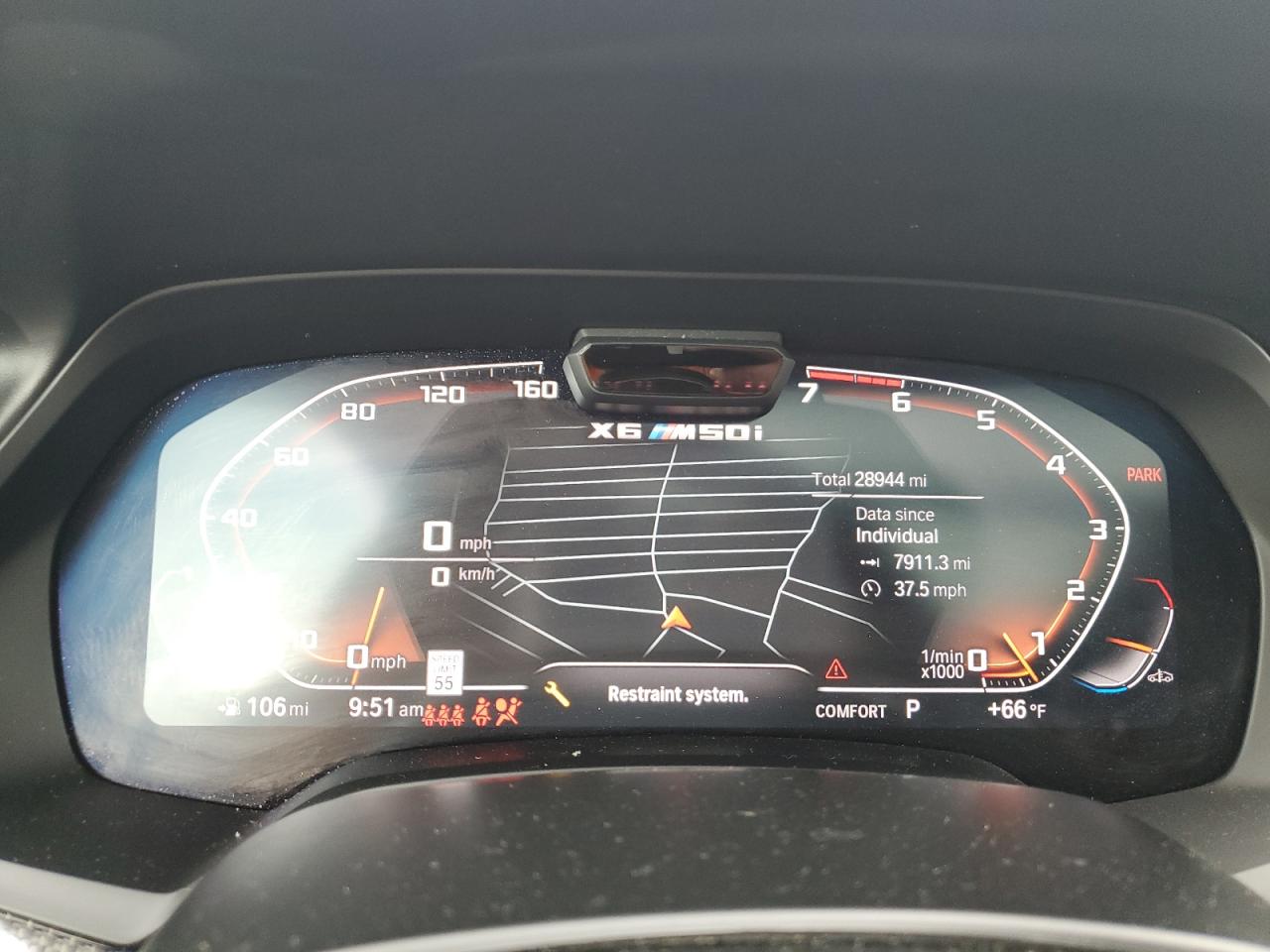 2022 BMW X6 M50I - 5UXCY8C05N9K42557