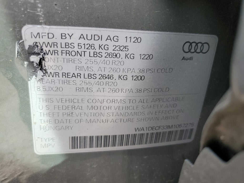 2021 AUDI Q3 PREMIUM - WA1DECF33M1057275