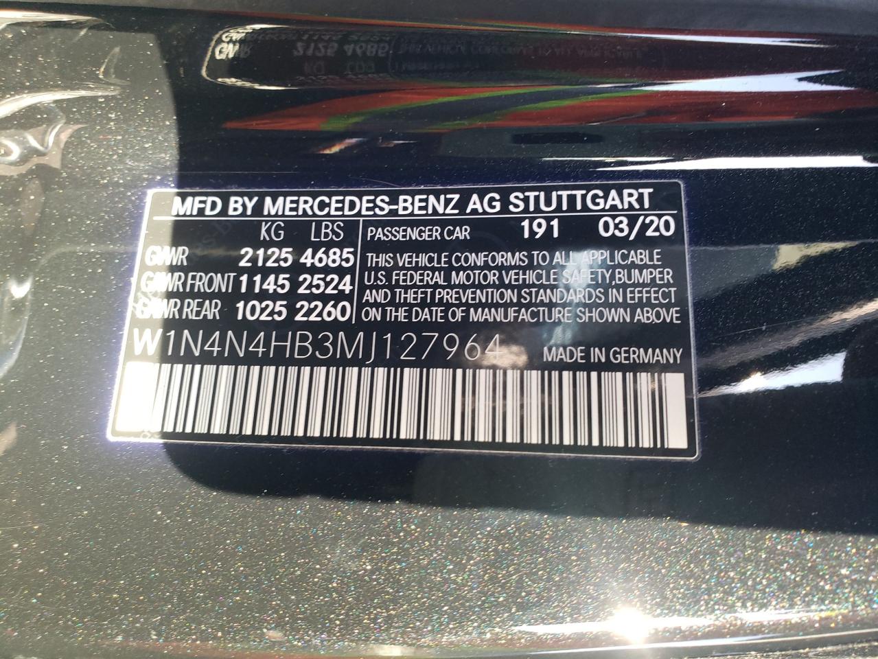 2021 MERCEDES-BENZ GLA 250 4M - W1N4N4HB3MJ127964