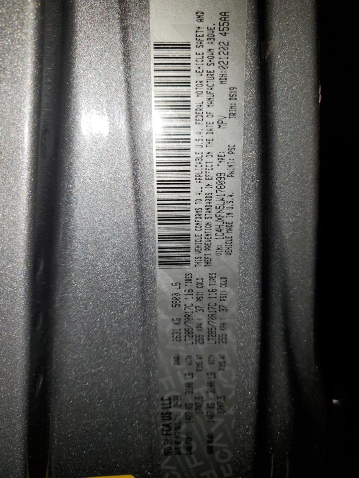 2020 JEEP WRANGLER U - 1C4HJXFN5LW176099