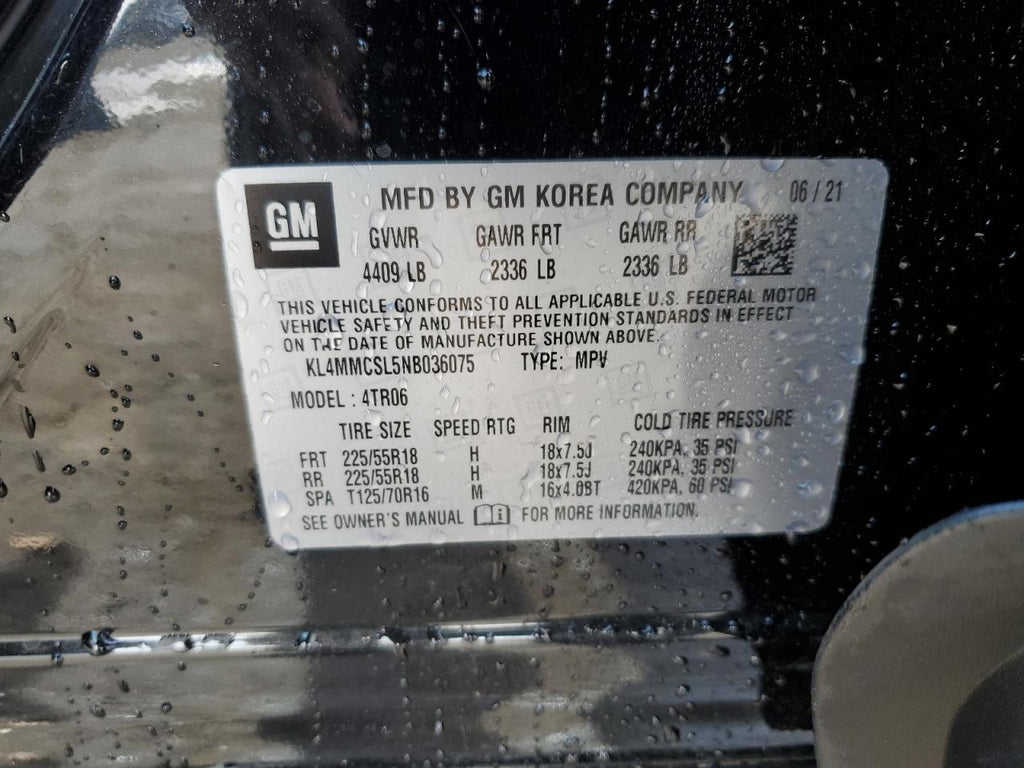 2022 BUICK ENCORE GX - KL4MMCSL5NB036075