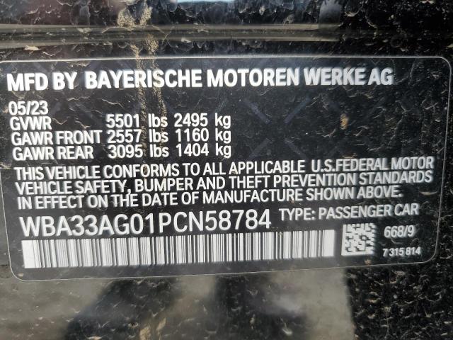 2023 BMW 5 SERIES - WBA33AG01PCN58784