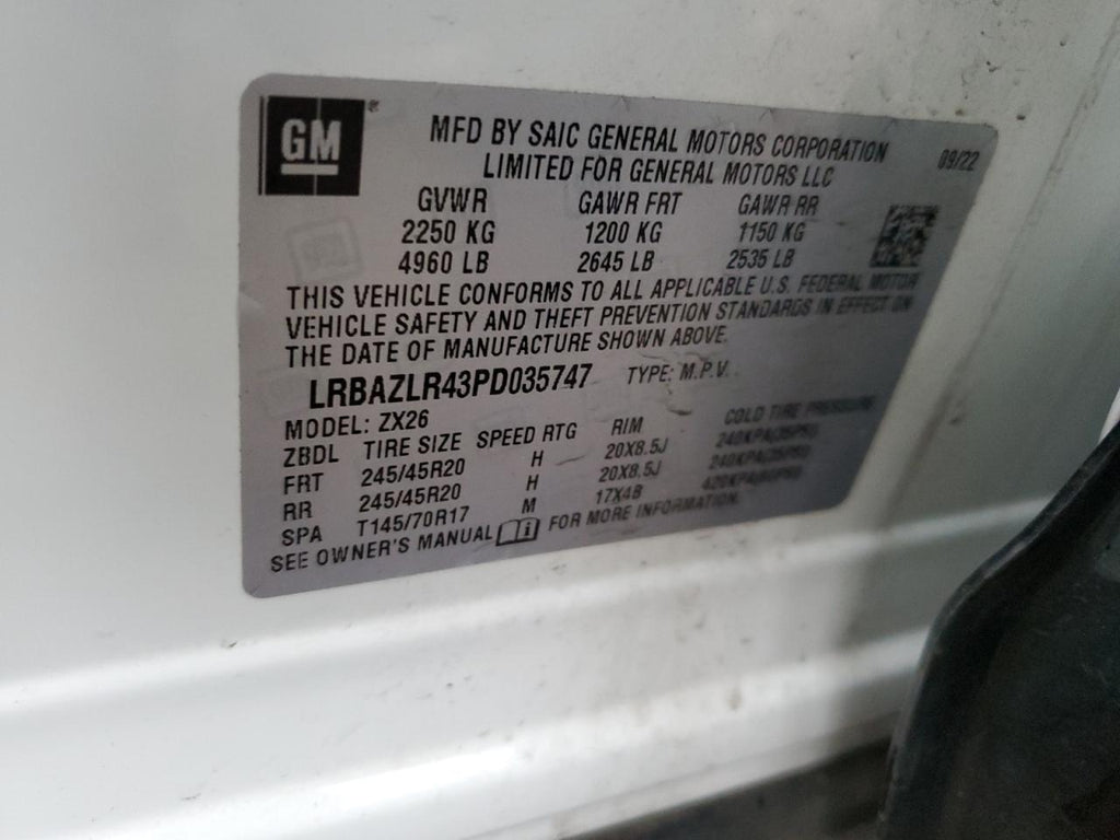 2021 BUICK ENVISION P - LRBAZLR43PD035747