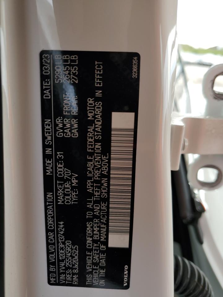 2023 VOLVO XC60 PLUS - YV4L12DE3P1374244