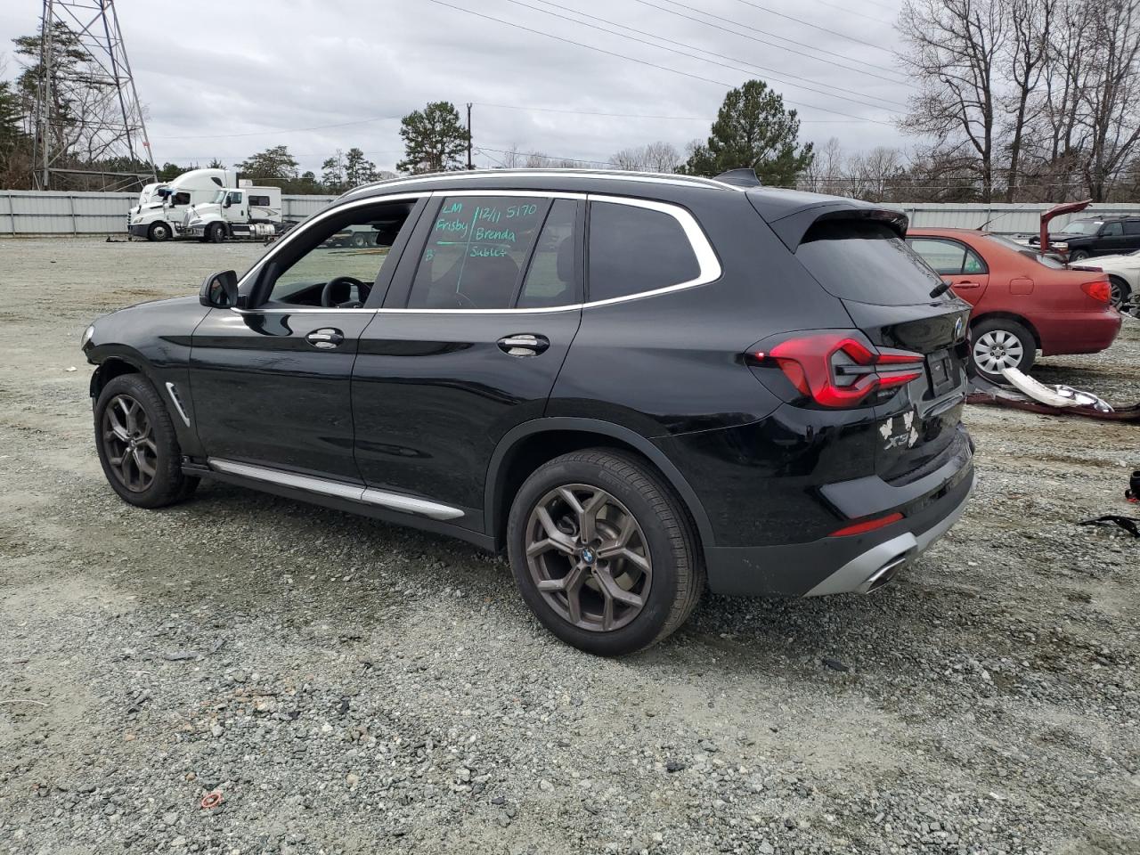 2022 BMW X3 XDRIVE3 - WBX57DP00NN168717