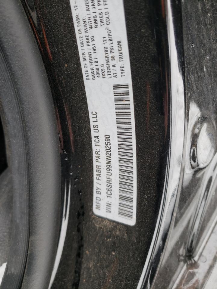 2022 RAM 1500 TRX - 1C6SRFU99NN202590