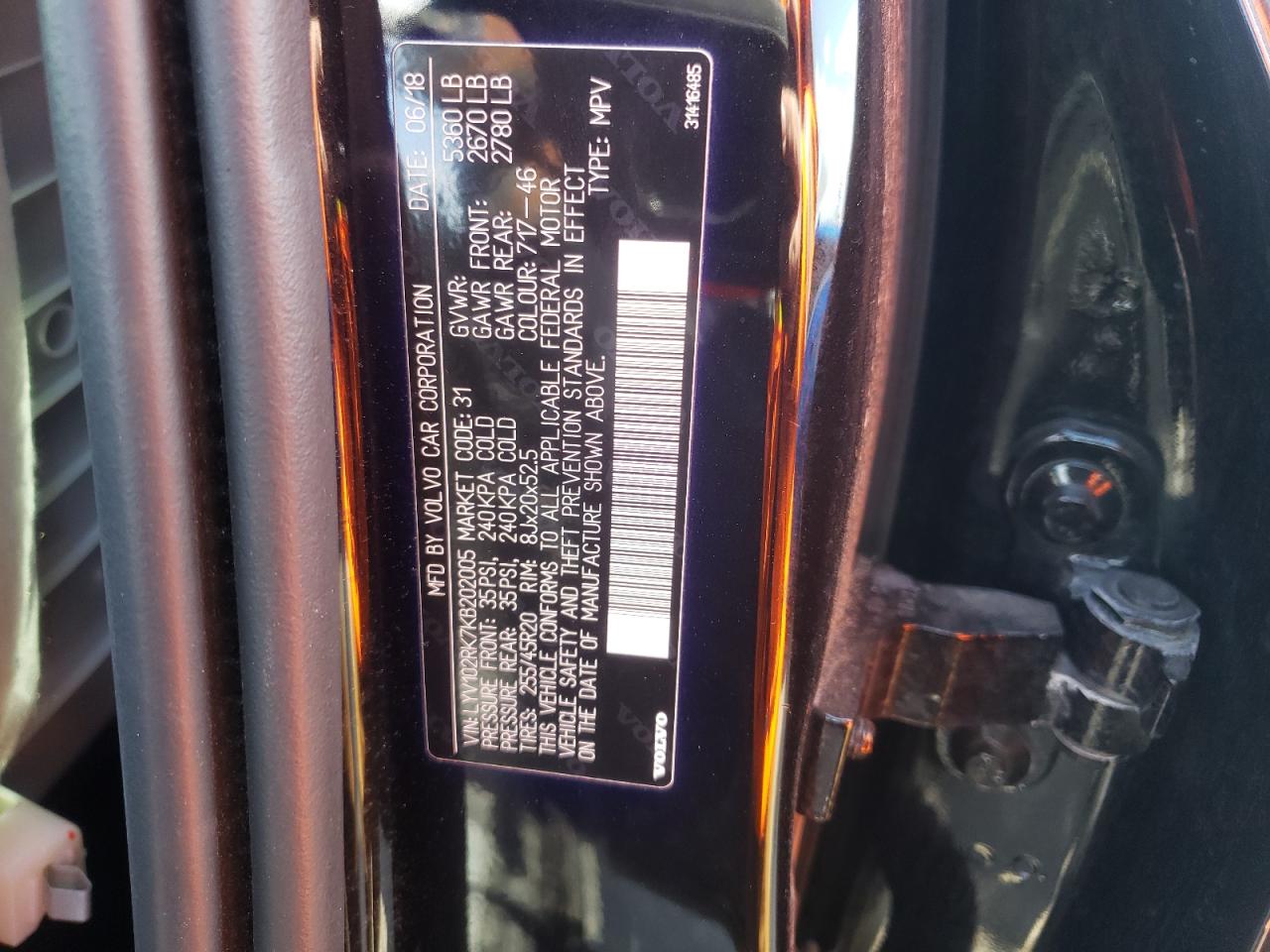 2019 VOLVO XC60 T5 - LYV102RK7KB202005