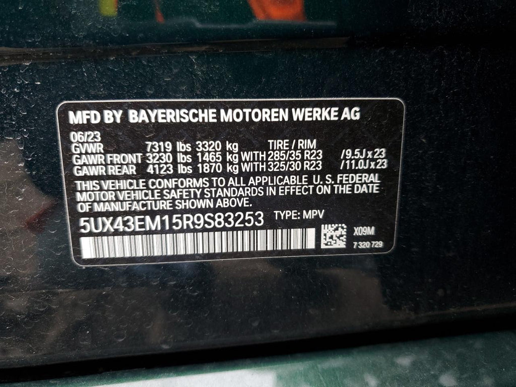 2024 BMW X7 ALPINA - 5UX43EM15R9S83253