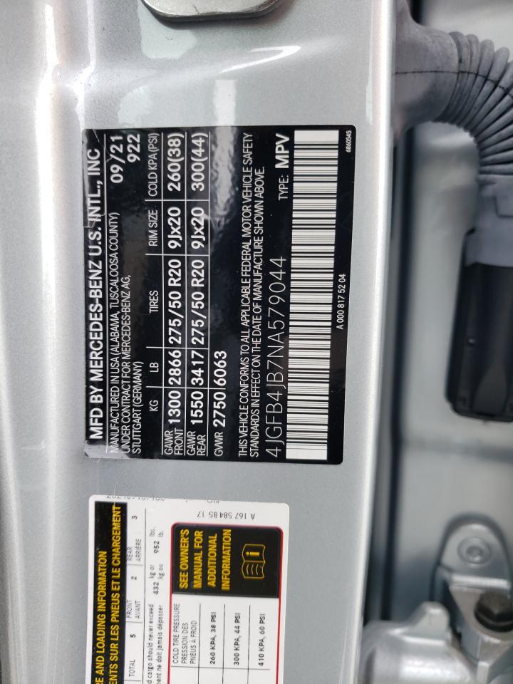 2022 MERCEDES-BENZ GLE 350 - 4JGFB4JB7NA579044