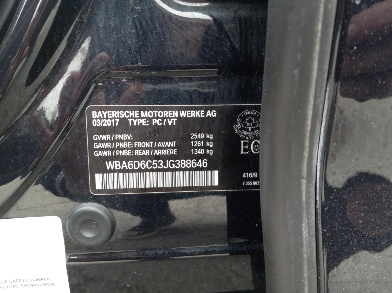 2018 BMW ALPINA B6 - WBA6D6C53JG388646