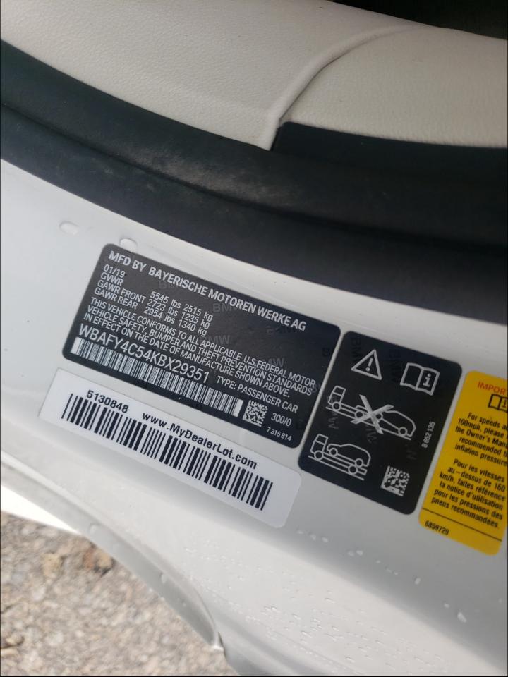 2019 BMW M850XI - WBAFY4C54KBX29351
