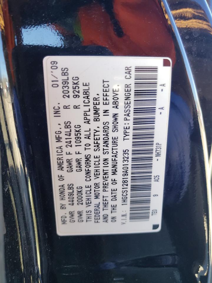 2009 HONDA ACCORD EXL - 1HGCS12819A013235