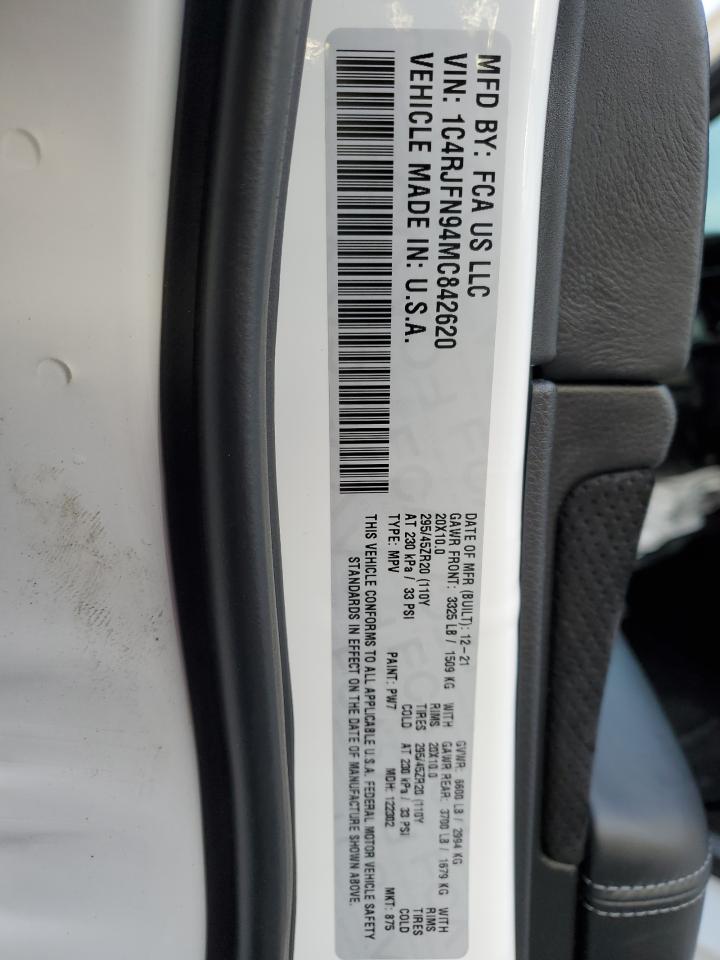 2021 JEEP GRAND CHER - 1C4RJFN94MC842620