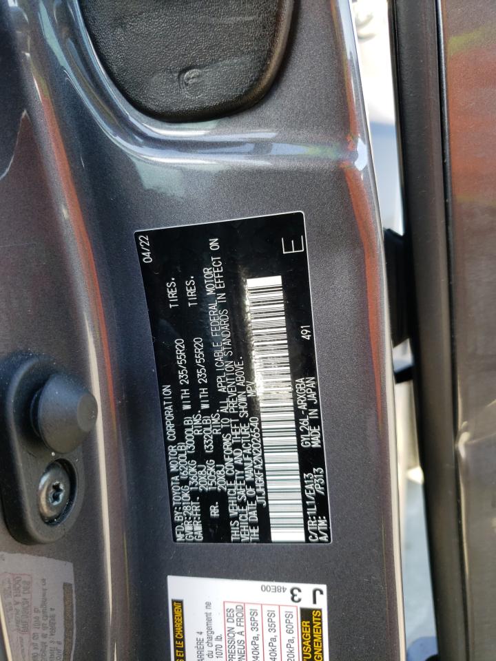 2022 LEXUS RX 450H L - JTJHGKFA2N2026540